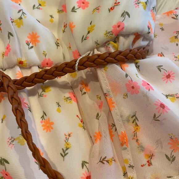 BCX Girl | Sleeveless Floral Dress Size 7 - Picture 5 of 8